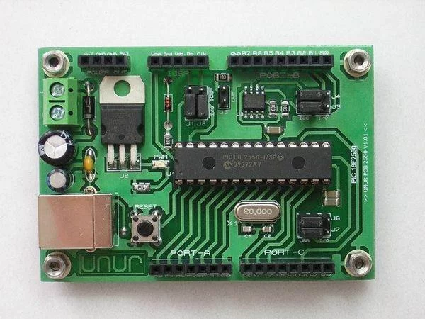 18f2550-ISP-microdenetleyici-PCB