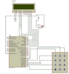 Electronic lock using pic microcontroller