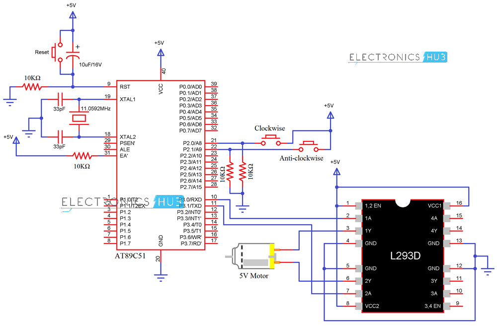 Dc Motor Interfacing With 8051 Microcontroller 6780