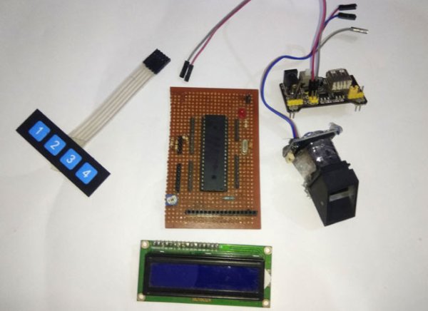 Components-Required-for-Interfacing-Fingerprint-Sensor-with-PIC-Microcontroller