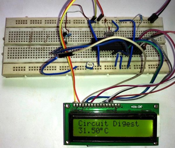 Digital Thermometer using a PIC Microcontroller