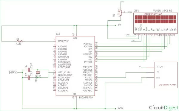 Interfacing-Circuit-Diagram-for-GPS-Module-using-PIC-Microcontroller