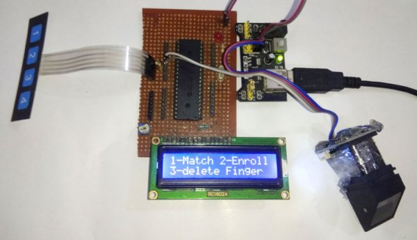 Interfacing Fingerprint Sensor with PIC Microcontroller