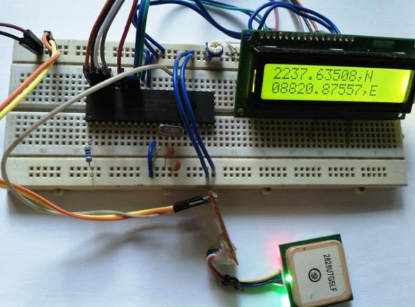 Interfacing-GPS-Module-using-PIC-Microcontroller