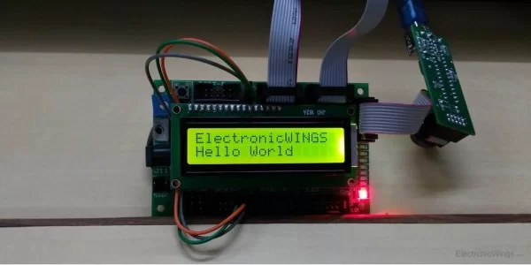 LCD16x2 string output