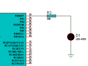 LED CONTROL PIC16F877