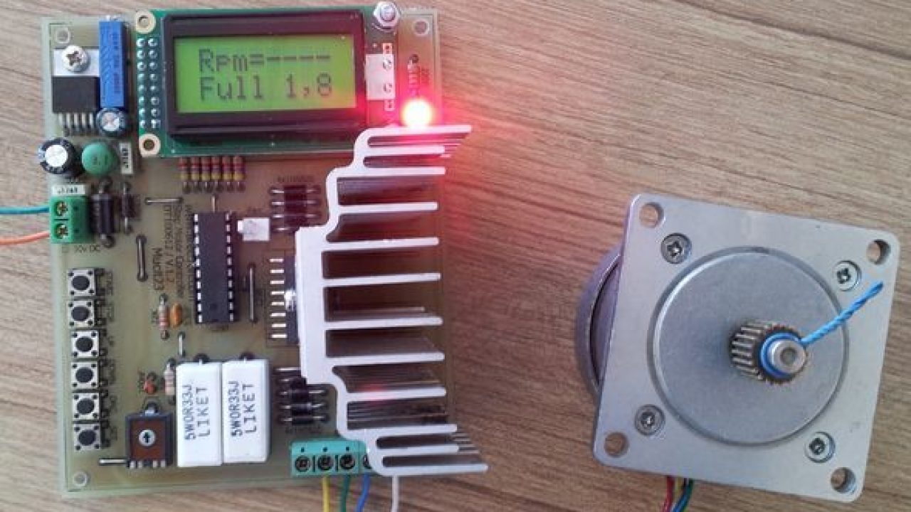 using l298n motor driver with a dc motor and stepper motor