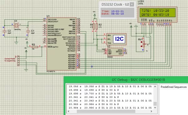 Simulation-of-RTC-Module-(DS3231)-with-PIC-microcontroller
