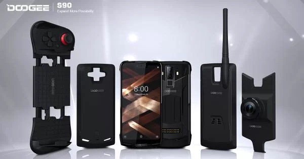 THE ALL IN ONE DOOGEE S90 MODULAR RUGGED PHONE WILL BE DEBUTED AT CROWDFUNDING PLATFORM