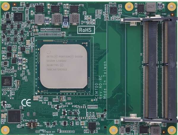 AXIOMTEK COM EXPRESS TYPE 7 MODULE IS POWERED BY INTEL XEON
