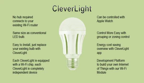 CleverLight – Affordable Smart Wi Fi LED Light Bulb