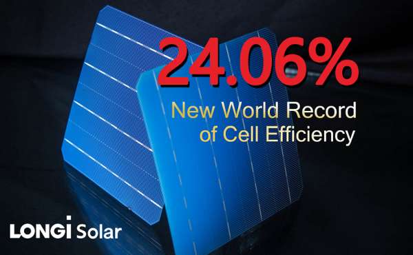 NEW 24.06 EFFICIENCY RECORD FOR BIFACIAL SILICON SOLAR CELL