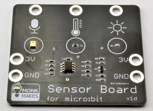 Sensor board for microbit