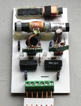 A combined MSF/DCF atomic clock receiver