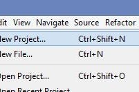 Create New Project
