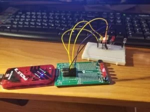 USE INPUT OUTPUT PORTS OF PIC18F452 MICROCONTROLLER