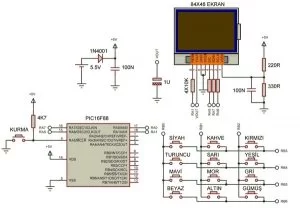 RESISTOR CODE CALCULATOR CIRCUIT SCHEMATIC