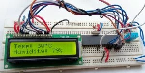 Interfacing DHT11 with PIC16F877A for Temperature and Humidity Measurement