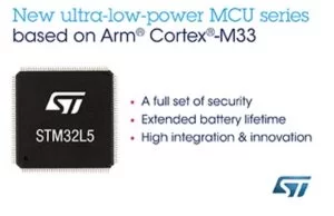 STMICROELECTRONICS STM32L5 SERIES OF ULTRA-LOW-POWER MCUS