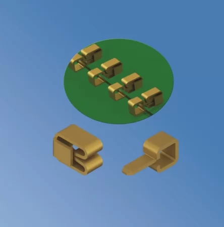 NEW SMT PCB CONNECTORS TO TRANSMIT SIGNALS OR POWER ACROSS PC BOARDS