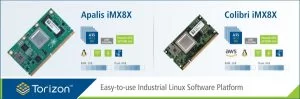 TORADEX I.MX 8X-BASED SYSTEM ON MODULES GAIN AWS CERTIFICATION AND SUPPORT FOR TORIZON EMBEDDED LINUX