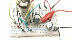 VACUUM TUBE PRE-AMPLIFIER RUNS ENTIRELY ON 3.3V, INCLUSIVE OF FILAMENT VOLTAGE