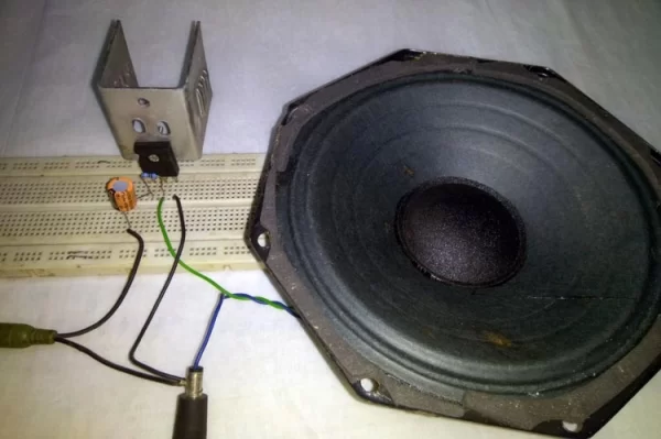 12V Audio Power Amplifier using TIP35C – Class A Amplifier