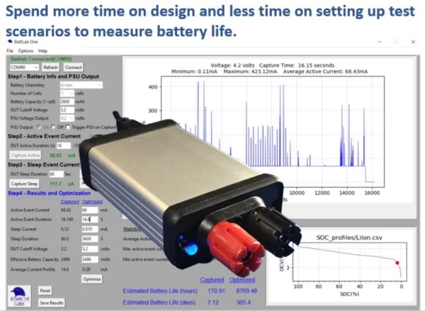 BATTLAB-ONE REPLACE YOUR BATTERY, AND MONITORS YOUR BATTERY LIFE