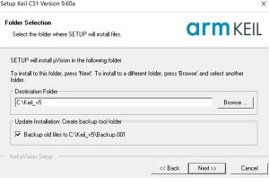Install the Keil u Vision