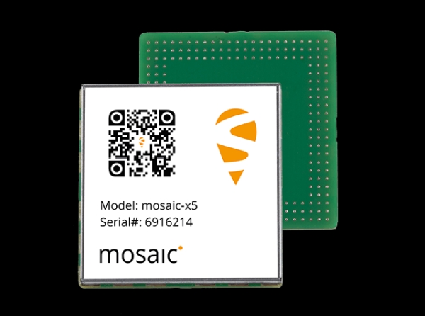 MOSAIC-X5™ GNSS RECEIVER MODULE CAN TRACK ALL GNSS CONSTELLATIONS