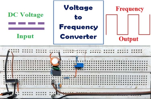 Voltage to Frequency Converter using AD654