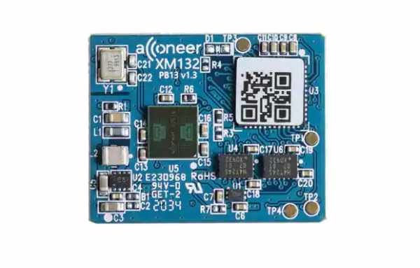 ACCONEERS LOW POWER XM132 XE132 ENTRY RADAR MODULE WITH A SOLDERABLE DESIGN FEATURES