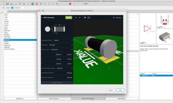 CREATE MANUFACTURING READY FOOTPRINTS 3D MODELS WITH AUTODESK LIBRARY.IO