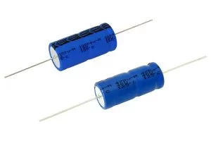 LATEST ELECTROLYTIC CAPACITORS FROM VISHAY COME IN CYLINDRICAL ALUMINUM CASE