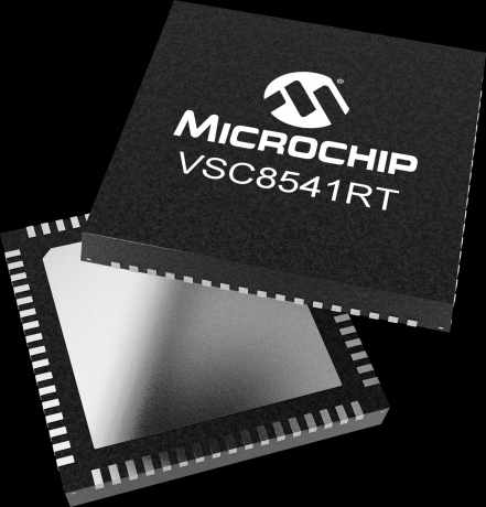 MICROCHIP ANNOUNCED NEW VSC8541RT GIGABIT ETHERNET PHY RMII RGMII TRANSCEIVER