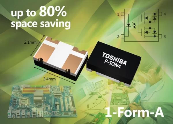 TOSHIBA INTRODUCES NEW COMPACT SIZED PHOTORELAY DEVICES