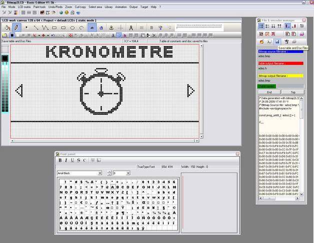 PIC18F452 GRAPHIC LCD MENU CCS C STOPWATCH PROJECT