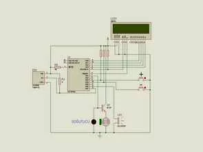 LCD DISPLAY FAN CONTROL CIRCUIT PIC16F84A PICBASIC PRO