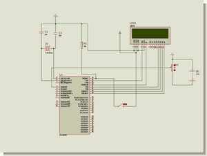 MICROCONTROLLER CONTROLLED LCD SCREEN BATTERY CHARGING CIRCUIT PICBASIC PRO