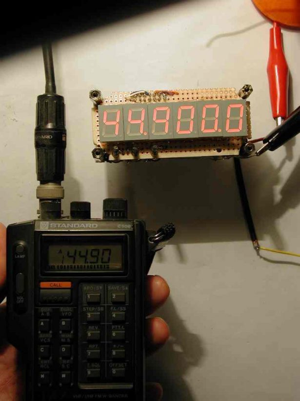PIC16F84 LED DISPLAY FREQUENCY COUNTER CIRCUIT