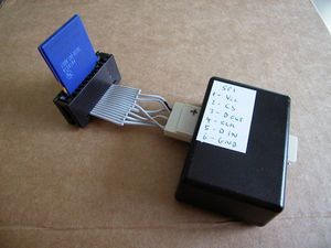 RS232 SPI INTERFACE SD CARD PIC16F819