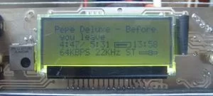 WINAMP LCD PIC16F877