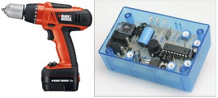 HAND DRILL BATTERY CHARGE CONTROLLER WITH PIC16F88 MICROCONTROLLER