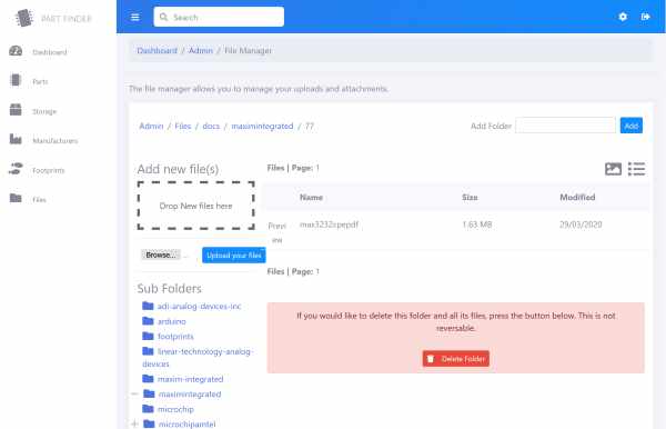 PARTFINDER COMPONENT INVENTORY MANAGER HELPS YOU ORGANIZE YOUR INVENTORIES