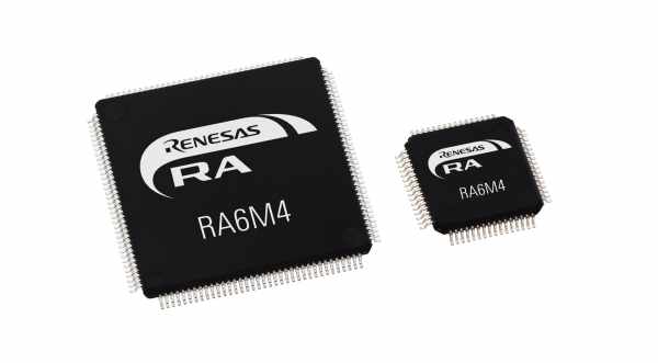 RENESAS RA6M4 IS IDEAL FOR IOT APPLICATIONS REQUIRING ETHERNET LARGE EMBEDDED RAM AND LOW ACTIVE POWER CONSUMPTION