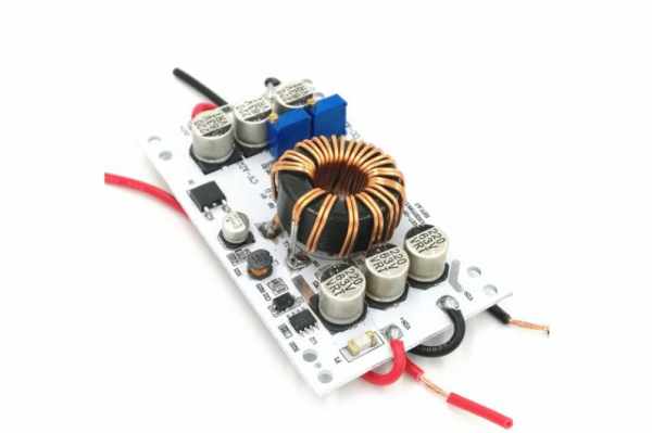 600W STEP-UP BOOST CONVERTER (12 – 60 V 10 A) WITH ADJUSTABLE VOLTAGE AND CURRENT