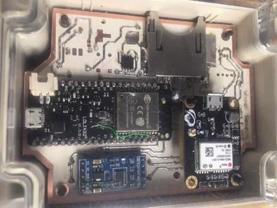 ESP32 ADXL345 DATALOGGER WITH GPS EXT RAM EXT RTC