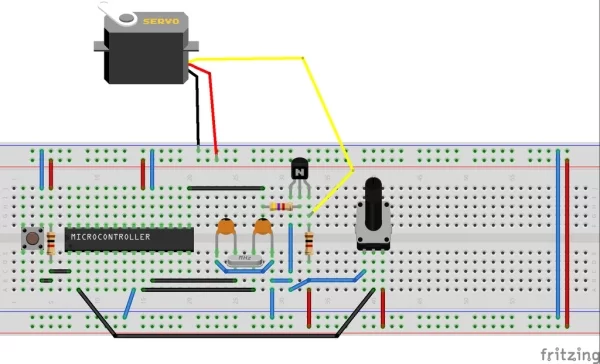 Servo Control With Microchip Microcontroller