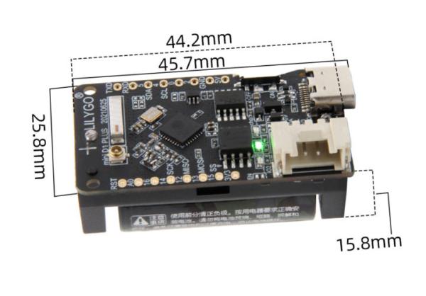 MEET ESP32 C3 BOARD ON TOP OF A RECHARGEABLE 16340 BATTERY