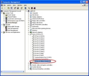 COM Port Lookup Device Manager